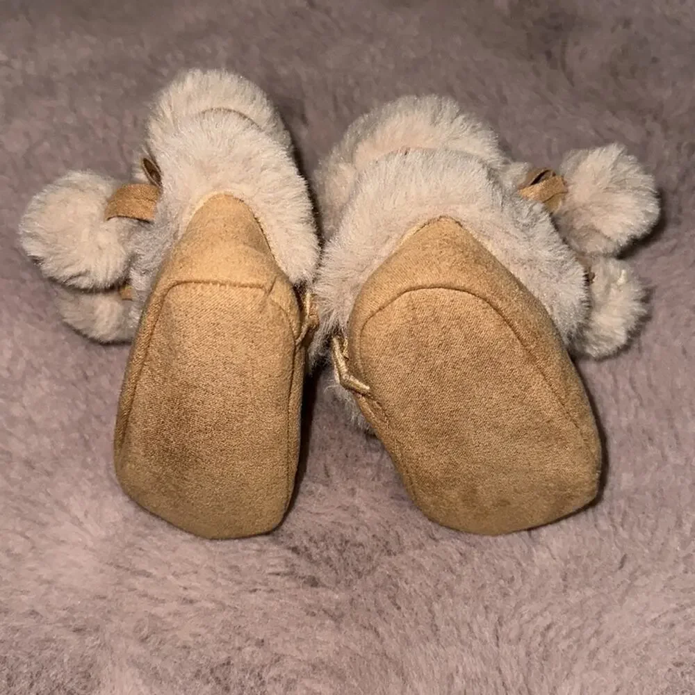 Stepping Stones Faux Fur Boots 0-3 months